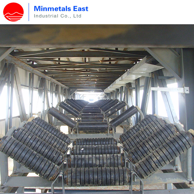 Coal & Mining industry belt conveyor OEM Impact Trough Roller Idler